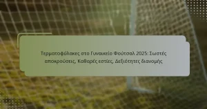 Τερματοφύλακες στο Γυναικείο Φούτσαλ 2025: Σωστές αποκρούσεις, Καθαρές εστίες, Δεξιότητες διανομής